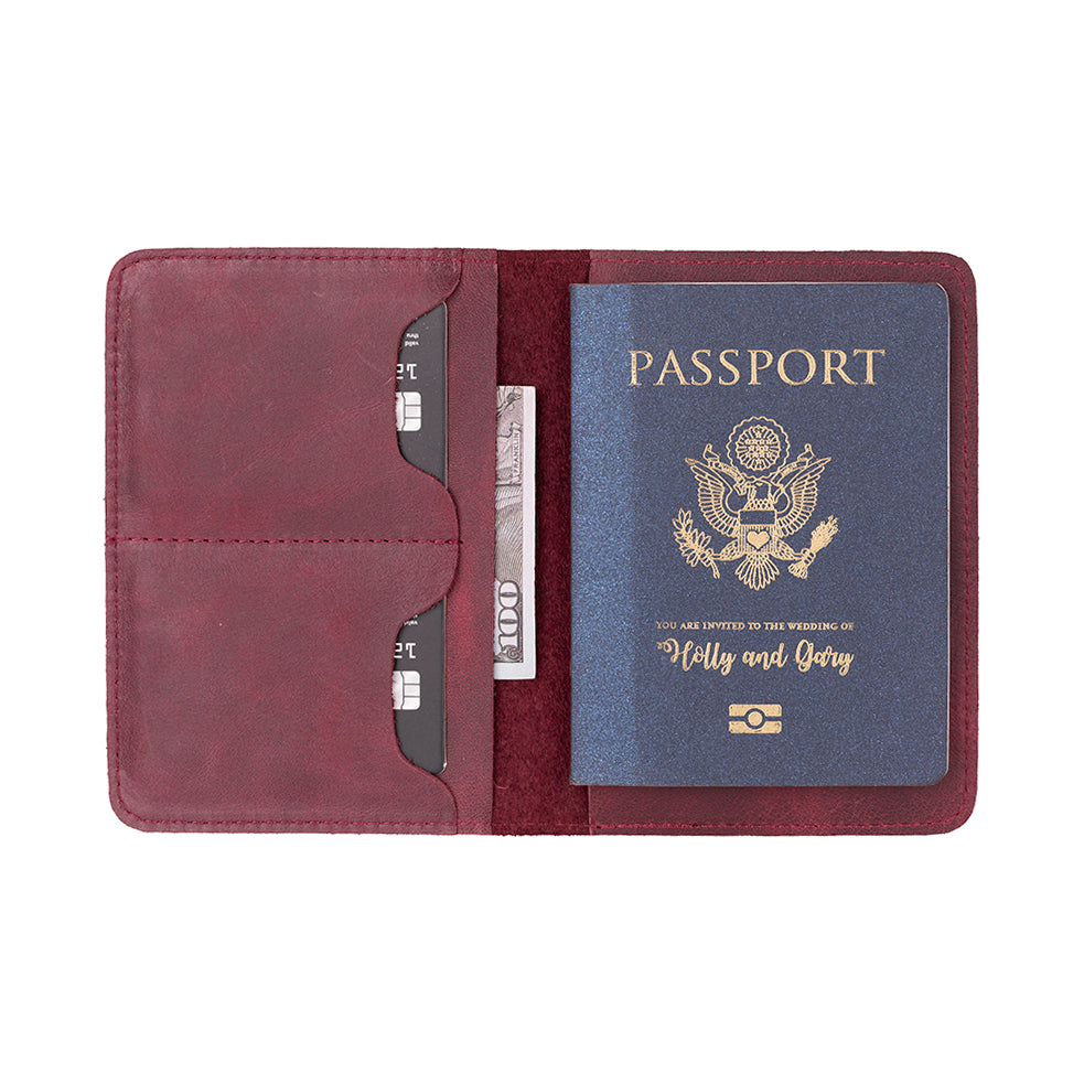 Voyage Leather Passport Wallet