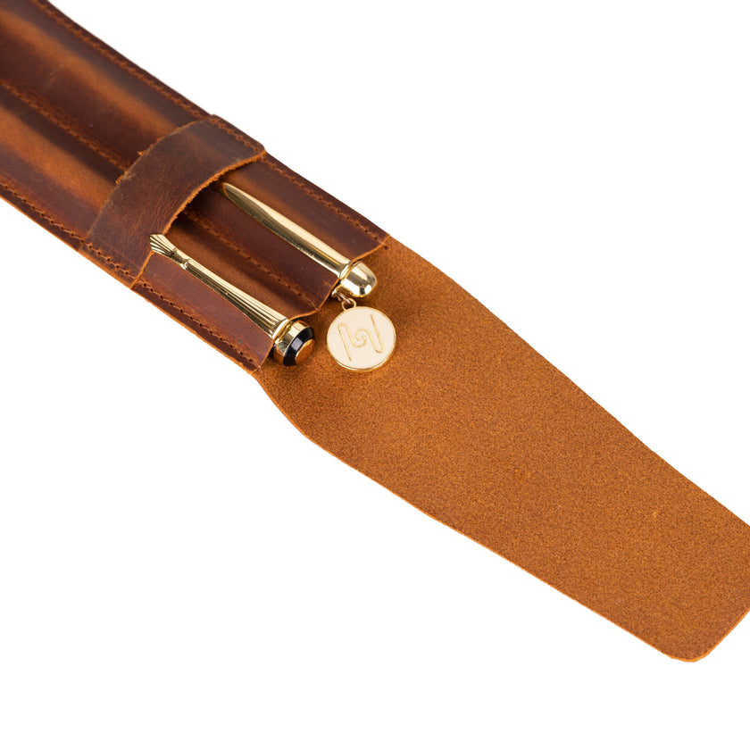 Nely Leather Pen Pouch