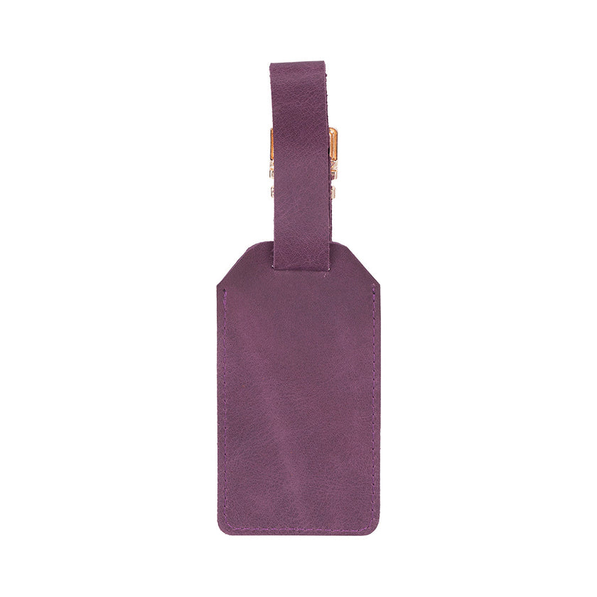 Enara Leather Luggage Tag