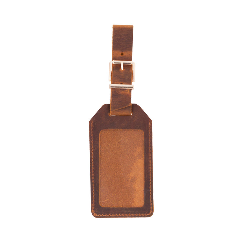 Enara Leather Luggage Tag