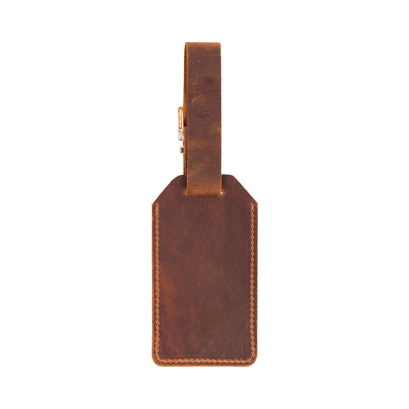 Enara Leather Luggage Tag