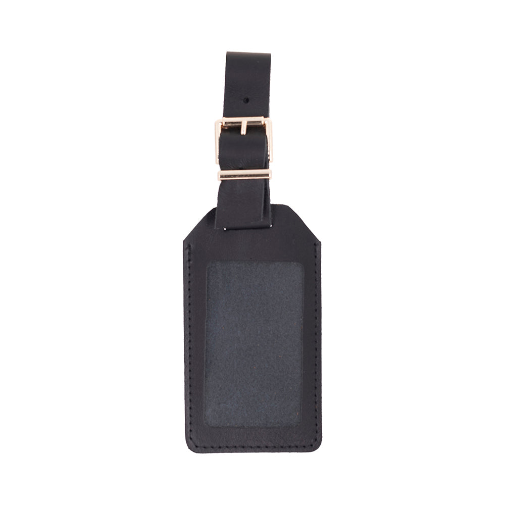 Enara Leather Luggage Tag