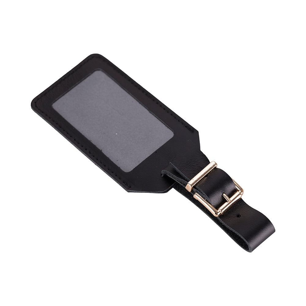 Enara Leather Luggage Tag