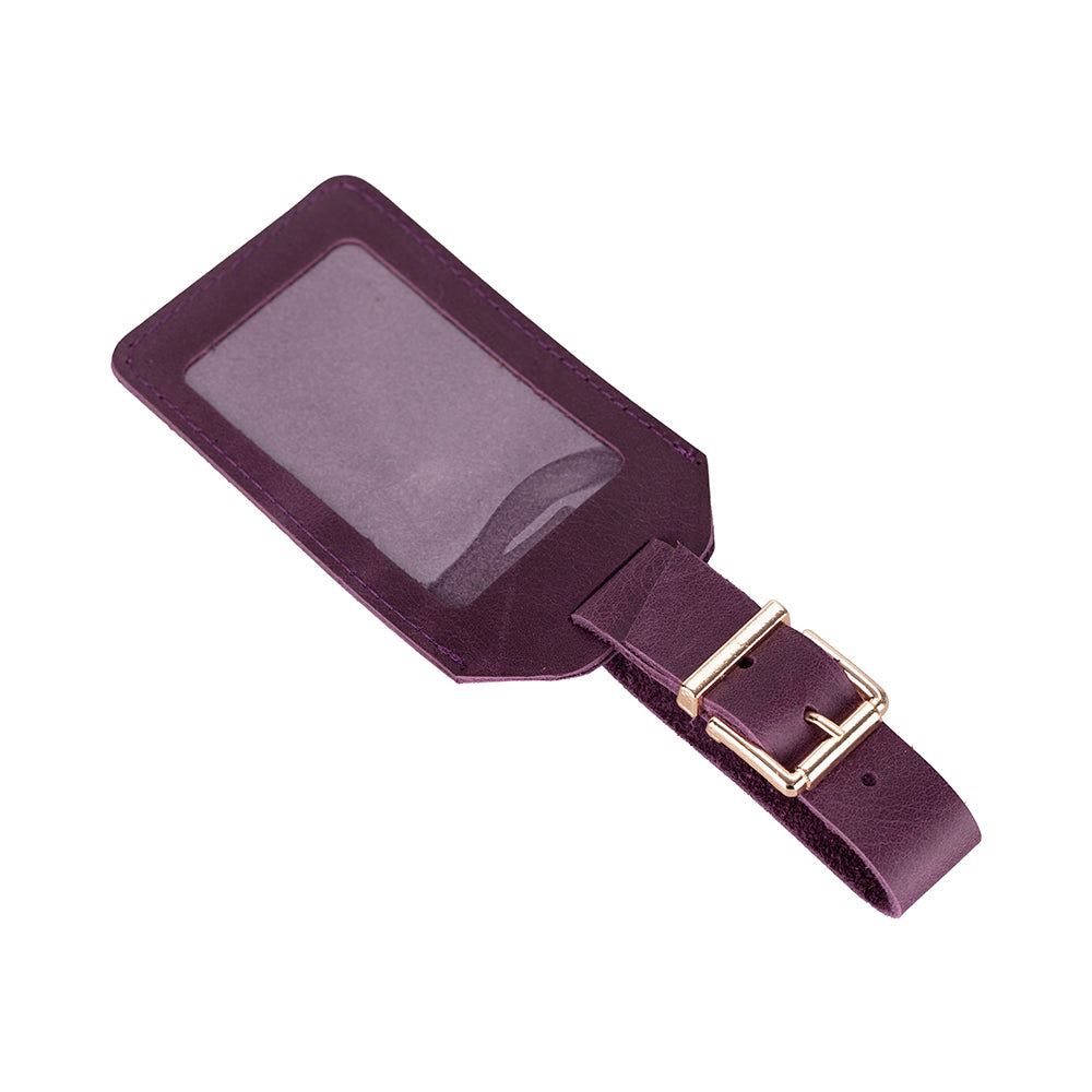 Enara Leather Luggage Tag