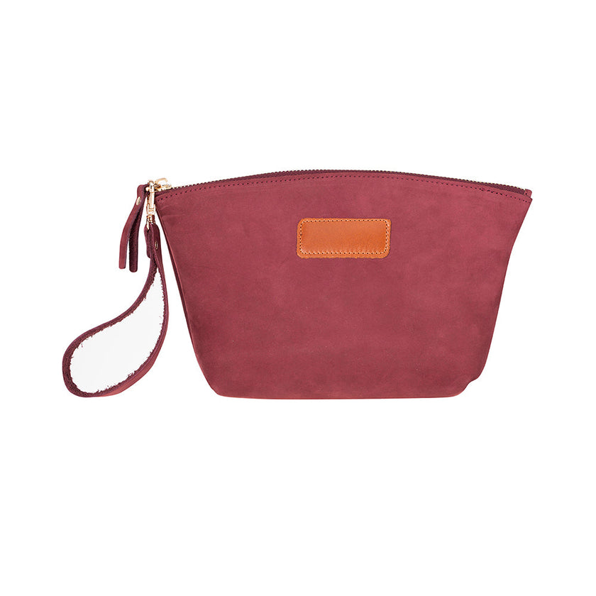 Vira Leather Makeup Bag