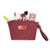 Vira Leather Makeup Bag