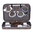 Epsilon Leather Travel Cable Organizer