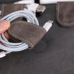 Epsilon Leather Travel Cable Organizer