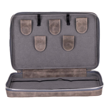 Epsilon Leather Travel Cable Organizer