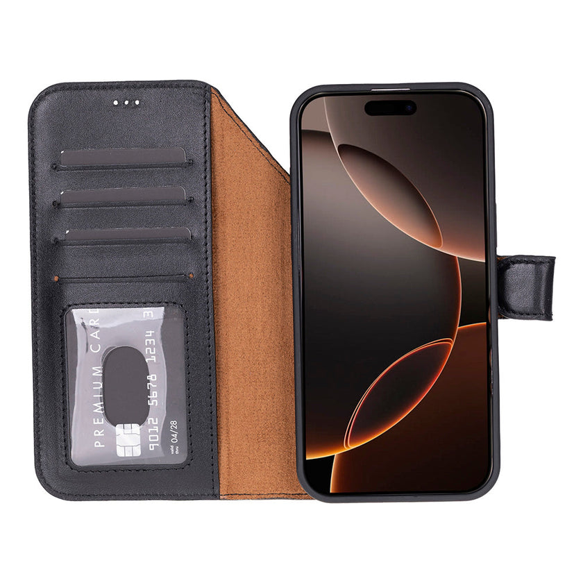 iPhone 17 Pro Max Leather Detactable Case