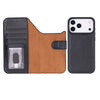iPhone 17 Pro Leather Detachable Wallet Case