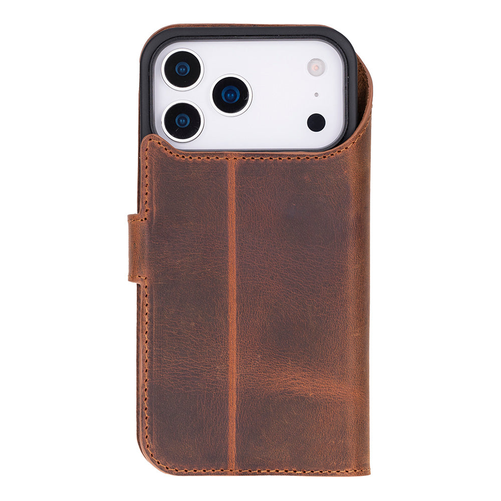 iPhone 17 Pro Max Leather Detactable Case