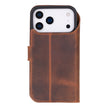 iPhone 17 Pro Leather Detachable Wallet Case