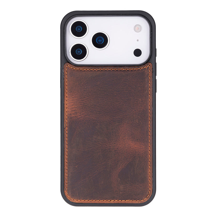 iPhone 17 Pro Leather Detachable Wallet Case