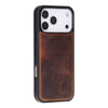 iPhone 17 Pro Leather Detachable Wallet Case
