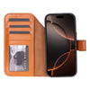 iPhone 17 Pro Leather Detachable Wallet Case
