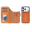 iPhone 17 Pro Leather Detachable Wallet Case