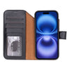iPhone 17 Air Leather Detachable Wallet Case