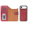 iPhone 17 Air Leather Detachable Wallet Case