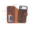 iPhone 17 Air Leather Detachable Wallet Case