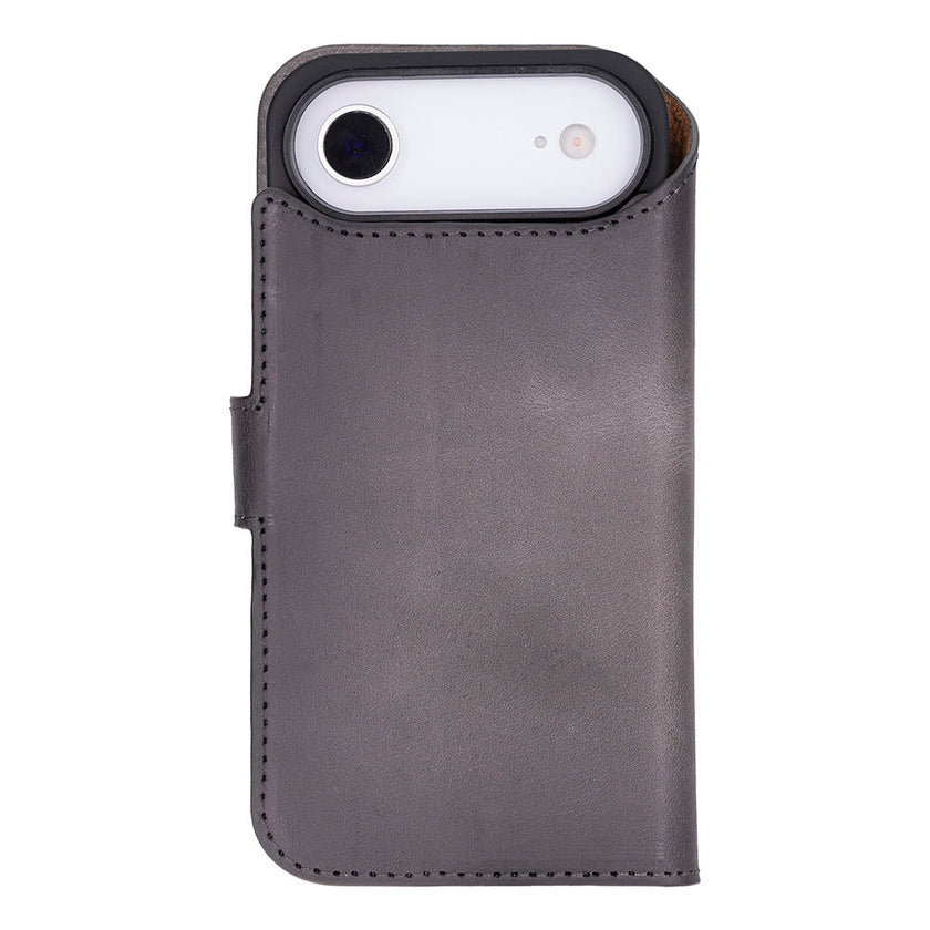 iPhone 17 Air Leather Detachable Wallet Case
