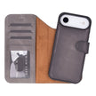 iPhone 17 Air Leather Detachable Wallet Case