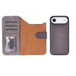 iPhone 17 Air Leather Detachable Wallet Case