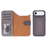 iPhone 17 Air Leather Detachable Wallet Case