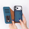 iPhone 17 Pro Leather Detachable Wallet Case