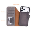 iPhone 17 Pro Max Leather Detactable Case