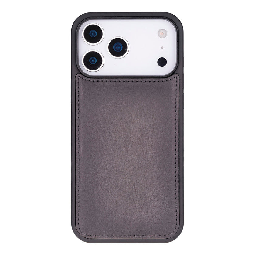 iPhone 17 Pro Leather Detachable Wallet Case