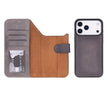 iPhone 17 Pro Leather Detachable Wallet Case