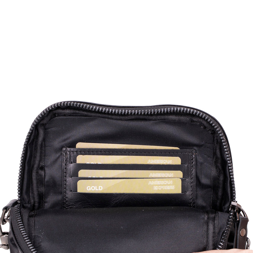 Clup Leather Crossbody Bag