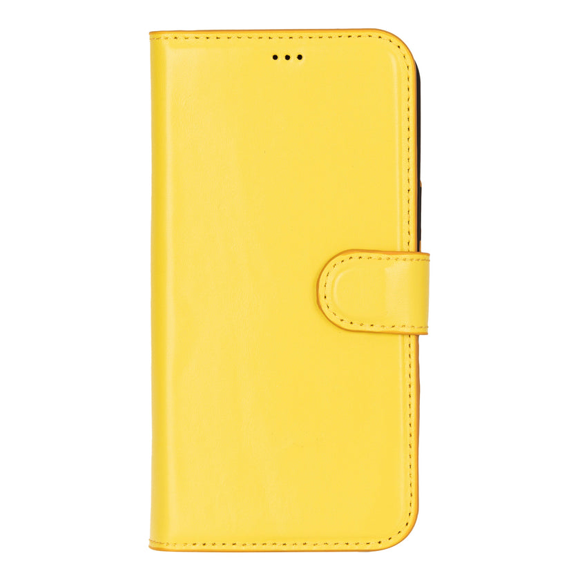 iPhone 16 Pro Detachable Leather Wallet Case