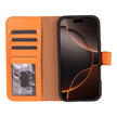 iPhone 16 Pro Detachable Leather Wallet Case