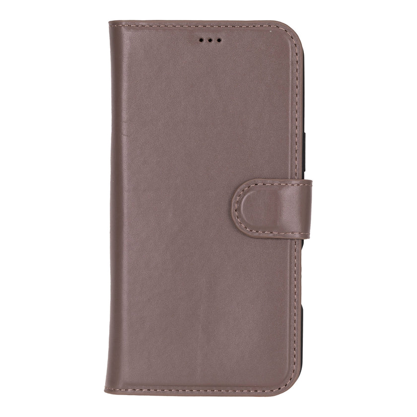 iPhone 16 Pro Max Leather Detachable Wallet Case