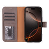iPhone 16 Pro Max Leather Detachable Wallet Case