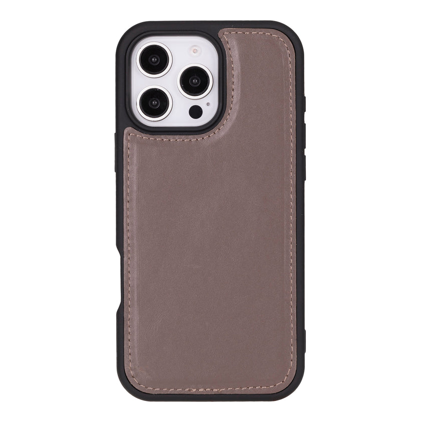 iPhone 16 Pro Max Leather Detachable Wallet Case