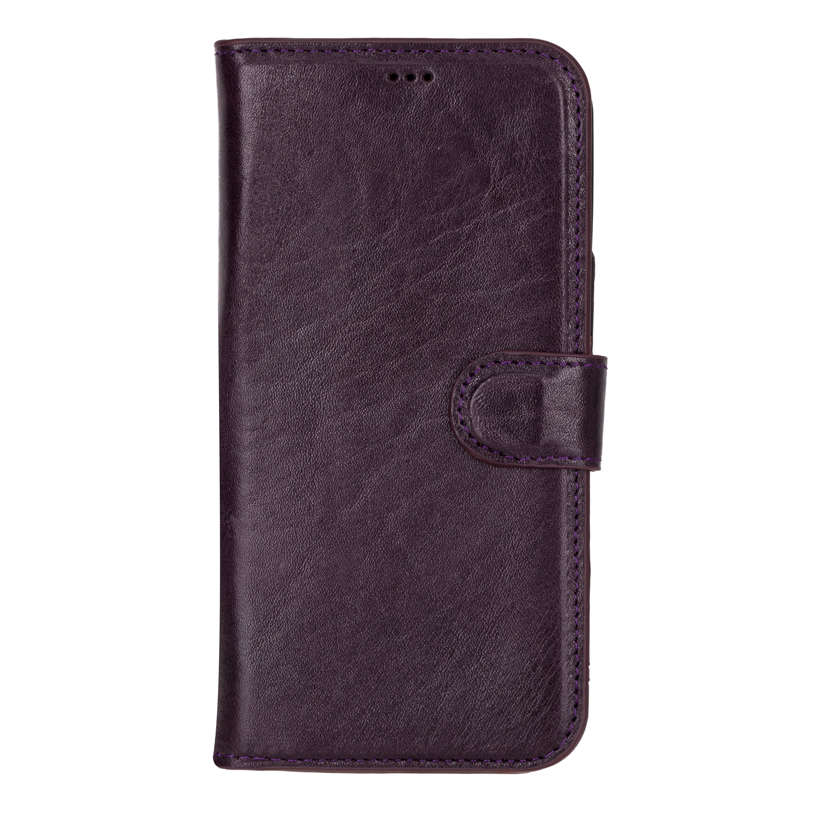 iPhone 16 Pro Detachable Leather Wallet Case