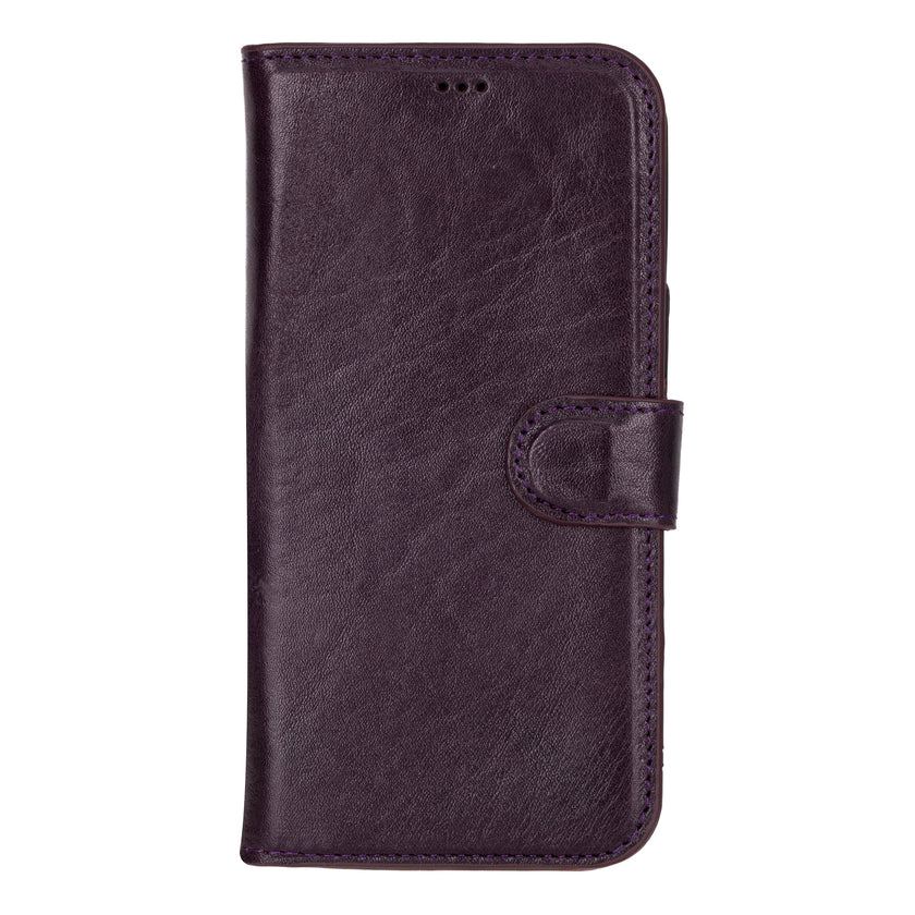 iPhone 16 Pro Detachable Leather Wallet Case
