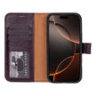 iPhone 16 Pro Max Leather Detachable Wallet Case