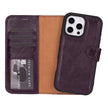 iPhone 16 Pro Max Leather Detachable Wallet Case