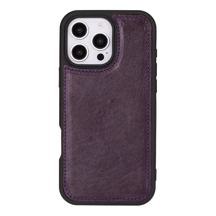 iPhone 16 Pro Detachable Leather Wallet Case
