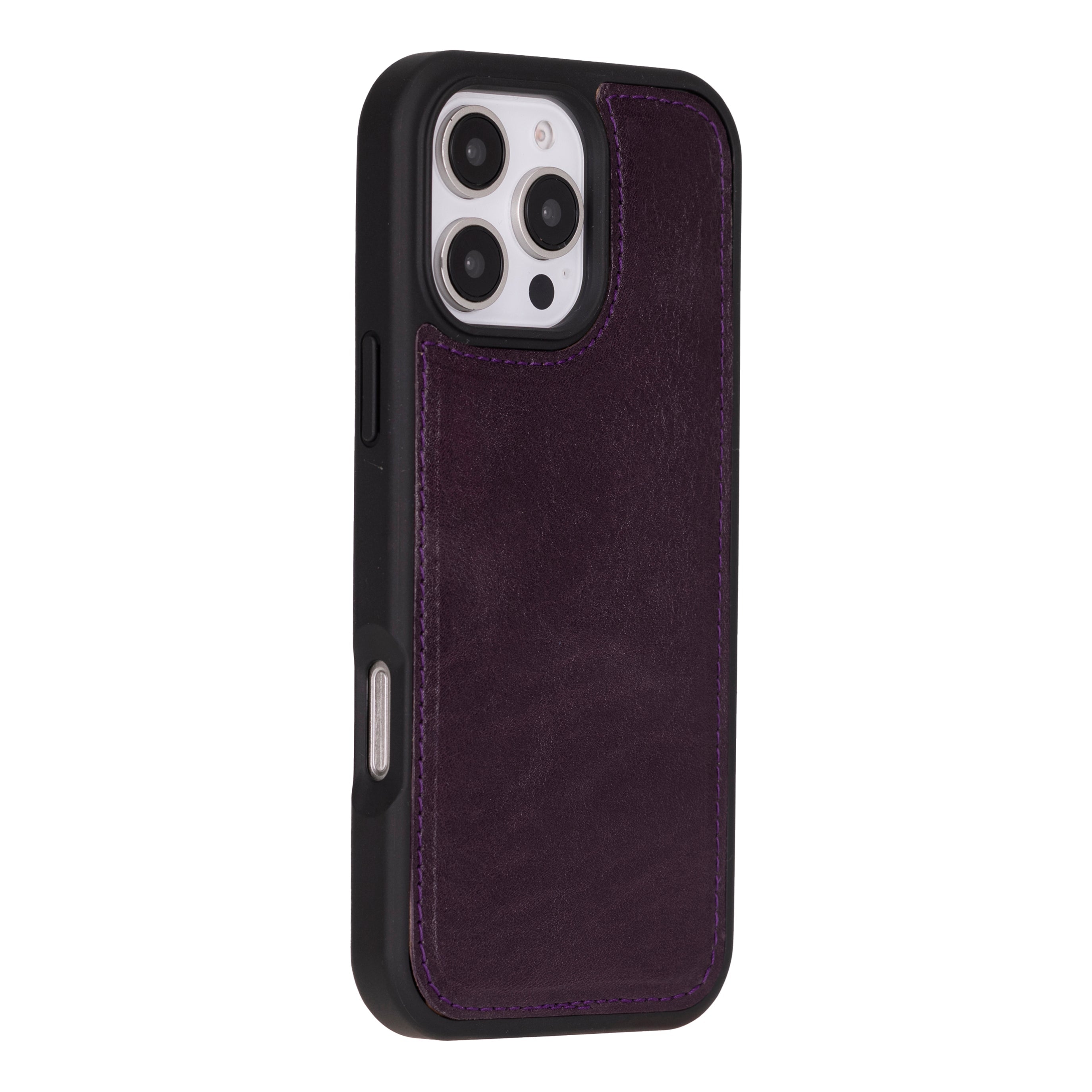 iPhone 16 Pro Detachable Leather Wallet Case