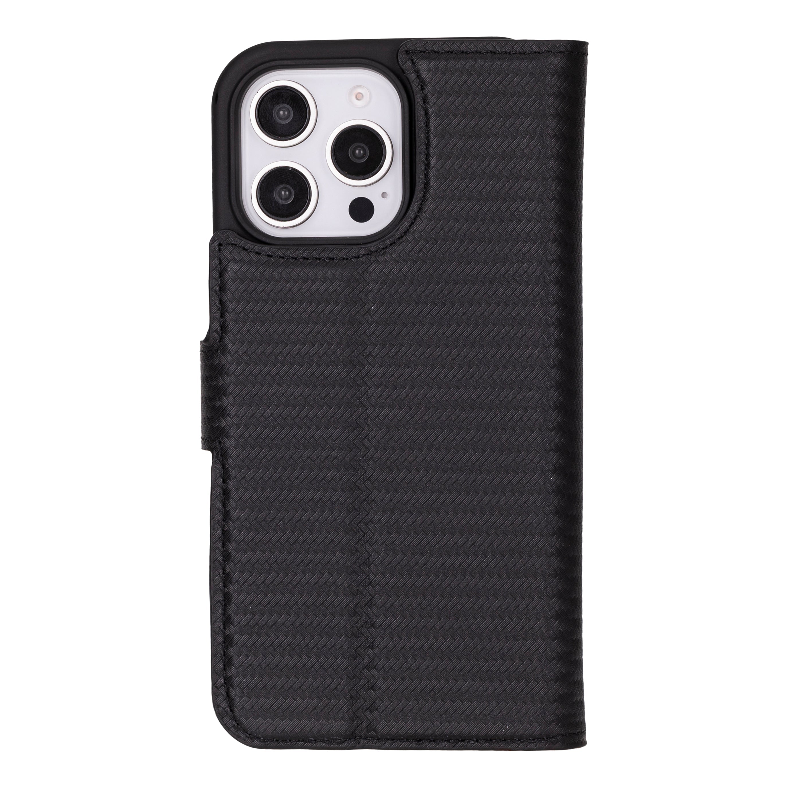 iPhone 16 Pro Detachable Leather Wallet Case