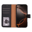 iPhone 16 Pro Detachable Leather Wallet Case
