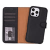 iPhone 16 Pro Max Leather Detachable Wallet Case