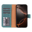 iPhone 16 Pro Max Leather Detachable Wallet Case