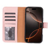 iPhone 16 Pro Max Leather Detachable Wallet Case