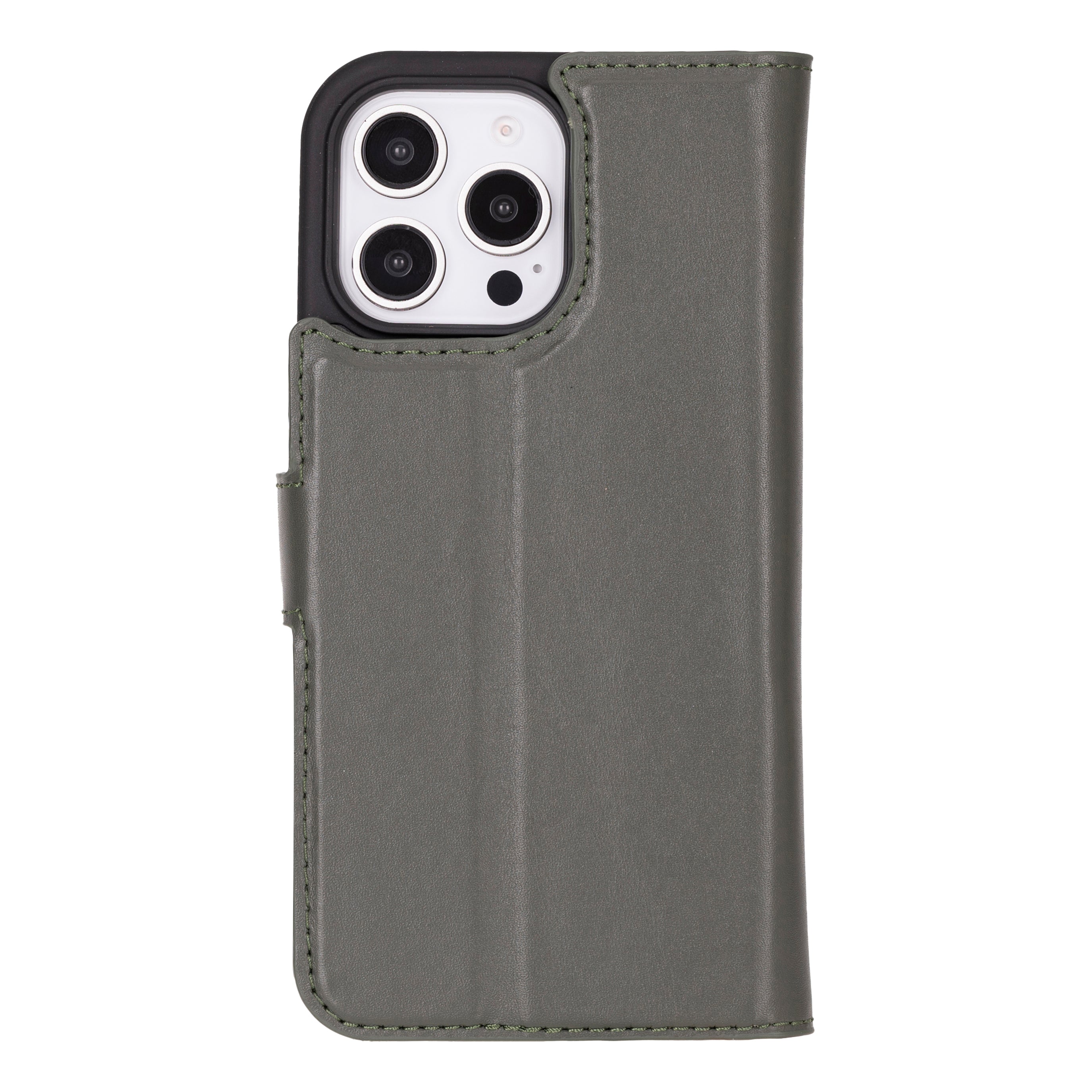iPhone 16 Pro Max Leather Detachable Wallet Case